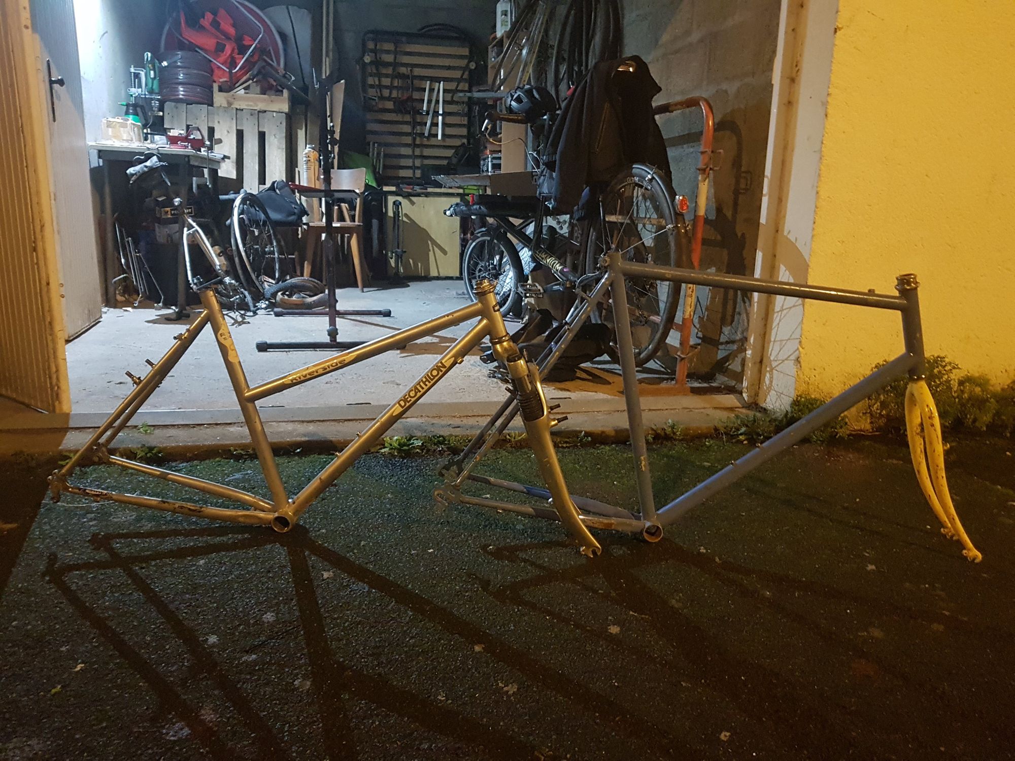 Construction d'un vélo cargo "Long tail"